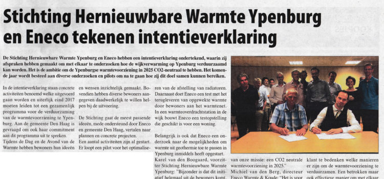 Intentieverklaring Intentieverklaring